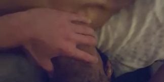 HungItalianStallion Facefucks a Dark-hued Dude
