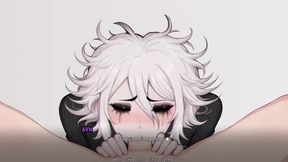 Haunted by Femboy #10 - Goth Femboy Sucks My Big Cock Dry of Juicy Cum