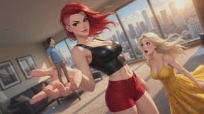 Giantess Stories #11: Crimson Goddess Vacation Secret