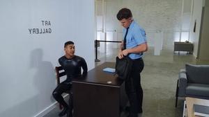 The ass Burglar: bare - JJ Knight and Mateo Fernandez American pound