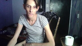 Removing makeup while masturbating