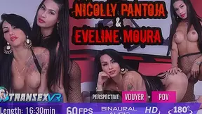 Eveline Moura,Nicolly Pantoja in Nicolly Pantoja & Eveline Moura - SexLikeReal Shemale