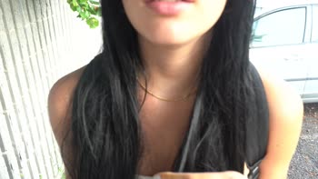 Yoginiii's Italian Sucks Cock in Public