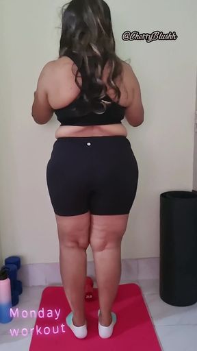 Fit Indian couple enjoys Latina solo desi homemade noface fun