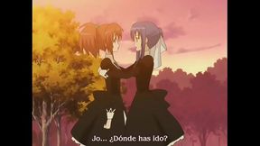 Yuri Anime Girls Explore Passionate Lust In Strawberry Panic Scene