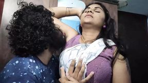 Mallu couple's sweaty armpit, navel, and lip-lock tryst