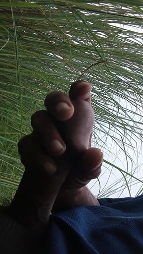 My love water fell on the river bank   Clip 1