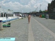 Sweet Czech Cutie Lucy Belle Naked On Public Streets