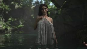 Hot EXPERIENCED ONE and her friend tempt in natural hot spring