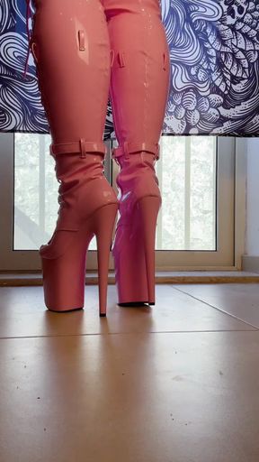 Pink High Heels Strut: A Sensual Fantasy