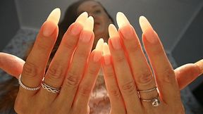 Relax from my long perfect nails