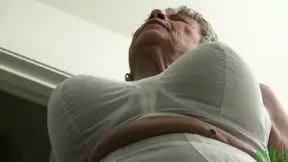 Strip poker with step-grandma reaps unexpected reward