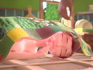3DGSPOT Petite Trans Bangs With Massive Breasty Trans CG TOON PORN