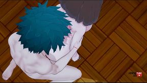 Boku No Hero Academia Hentai - Uraraka sex with Deku - Asian Japanese Manga Anime Hentai 3D Porn