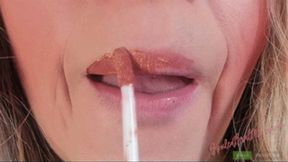 Metallic Copper Lipstick Application (HD) MP4