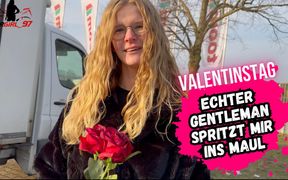 Valentinstags Date Gentleman Mit Ekel Schwanz Spritzt Mir Ins Maul