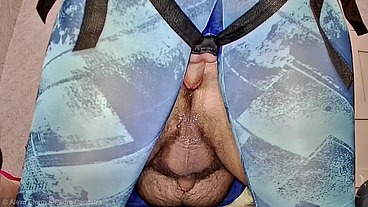Wife prepping his ass for a real cock and he will never fuck a pussy again