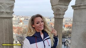Talented Porno Dan and Isabelle Deltore at blowjob dirt