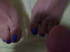 Maitresse Madelines solo foot fetish POV