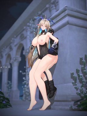 Big Fleurdelys Pins a Small Boy Against the Wall