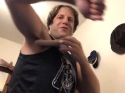 SPH: Dildo Fucks My Armpits Better Than Your Tiny Dick