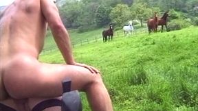 Mature Blonde MILF Stretched Wide in Outdoor Hardcore Pounding