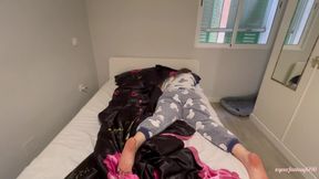 Morning farts in pajamas