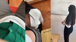 alumno se coge a su maestra en el salon! les cuento una anecdota? me cogi a mi maestra vero en el salon de clases cuando me estaba dando clase! ella es una milf mexicana muy rica! hd completo!