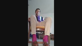 Gio in pink fil d'ecosse socks