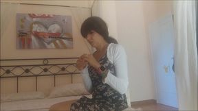 poor aunt lovenia: anal suppository burns her rect so much ...