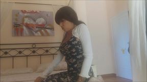 poor aunt lovenia: anal suppository burns her rect so much ...