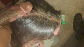 Mature Lady Handjob and Hairjob