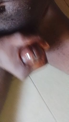 Stroking my BBC till I cum