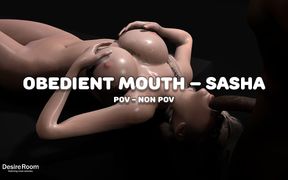 Obedient Mouth - Sasha Blowjob Deepthroat - VR Cgi 3D Hentai Anime