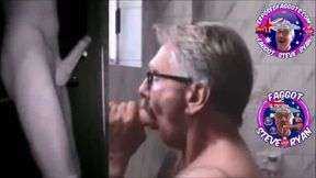 FAGGOT STEVE RYAN COCK SUCKER CUM LOVER @ SAUNA X