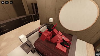 My demon girl is back, with a new avatar (Roblox)