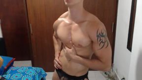 European Model, Uxio Shows Off His Body in a Jockstrap