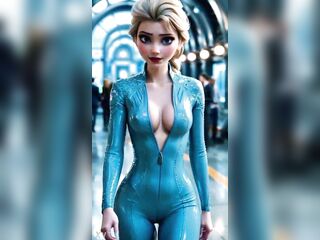 Queen Elsa's fresh costume's a cocky seek Arendelle. What do u think? #disney #elsa #frozen #disneyedit #shorts #fyp