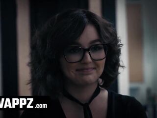 Swappz - Sinless Step Sisters Serena Santos & Leana Lovings Screw Away Their SEX DEMONS