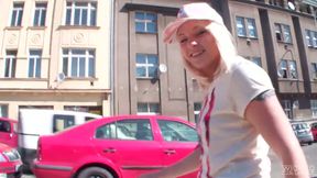 Hot tourist babe from Russia Lola Taylor enjoys pickup fuck with hunk