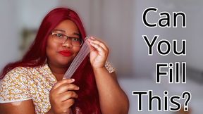 Can You Fill This? - Slutty Fat Wife Taunts Small Penis Husband - Bella Trixxx’s Cuck Humiliation