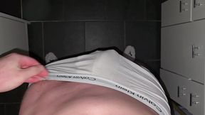 German Master Orders Deep Blowjob.. White Calvins Down.. Cock Dripping