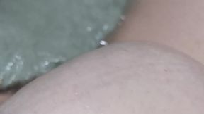 Chilling in the hotel Jacuzzi