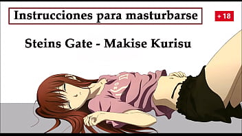 JOI hentai en espa&ntilde_ol con Kurisu de Steins Gate, un experimento especial.