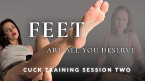 Feet Are All You Deserve: Cuck Training Session Two