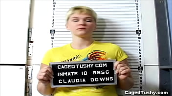 Caged Tushy: Cavity Search | Claudia Downs