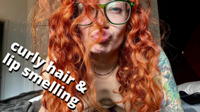 pov seduction with pouty lip sniffing and hair tease + riding