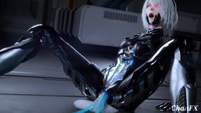 2B fuckbot tentacled and pushed to the breaking point