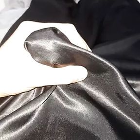 Satin Black Dress Pleasure