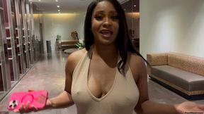 Fake security guard gets a foot job and pussy
